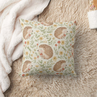 Coussin Cottagecore Hedgehog