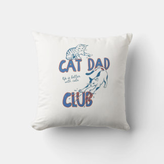 Coussin Cotton pillow cat design
