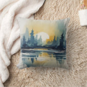 Coussin Couche d'aquarelle Abstraite (Couverture)