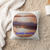 Coussin Couche de soleil beauté marine (Couverture)