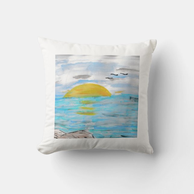Coussin Coucher de soleil (Recto)