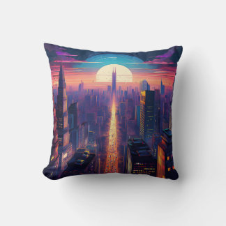 Coussin coucher de soleil