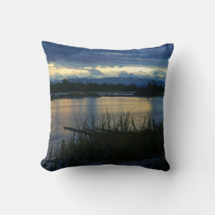 Coussin Coucher de soleil de minuit Denali