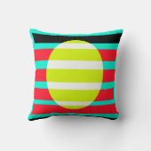 Coussin Coucher de soleil futuriste (Verso)