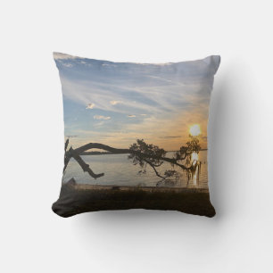 Coussin Coucher de soleil sur East Bay
