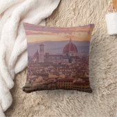 Coussin Coucher de soleil sur Florence, Italie (Couverture)
