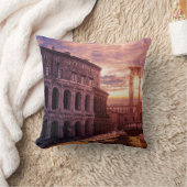 Coussin Coucher de soleil sur le Colisée de Rome à Rome (Couverture)