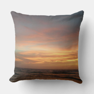 Coussin Coucher de soleil sur les rives extérieures de Car