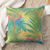 Coussin Coucher de soleil tropical chaud (Couverture)