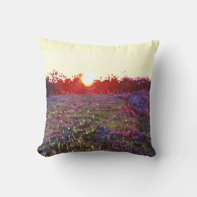 Coussin Coucher du soleil 2012 de Farley (Recto)