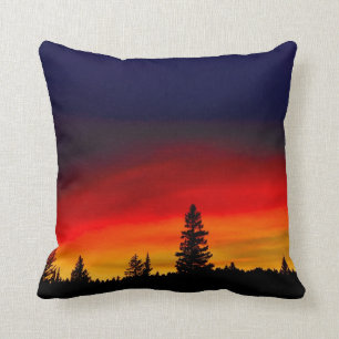 Coussin Coucher du soleil de Yellowstone
