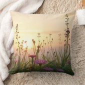 Coussin coucher du soleil du printemps. (Couverture)