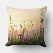 Coussin coucher du soleil du printemps. (Recto)