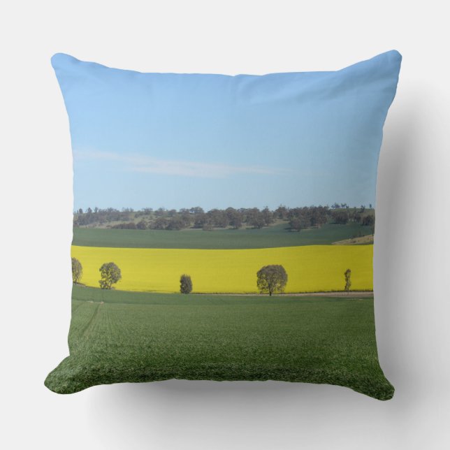 Coussin couches de canola (Recto)