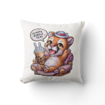 Cougar de dessin adorable : Cosy, Kawaii Vibes