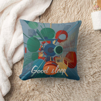 Coussin Couleur abstraction