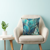 Coussin Couleur Abstrait Carré d'art d'encre Jouer Oreille (Chaise)