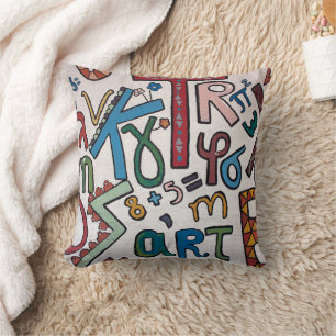 Coussin Couleur Alphabet Jeu d'oreiller