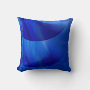Coussin Couleur bleu nuit moderne Abstrait