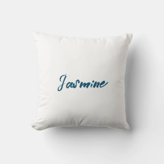 Coussin Couleur bleu océan minimaliste moderne