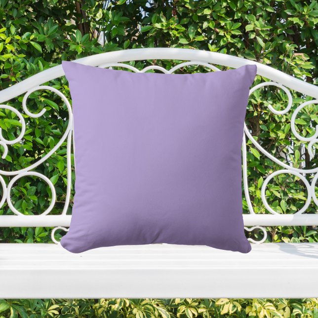 Coussin Couleur claire pastel violet (Créateur téléchargé)