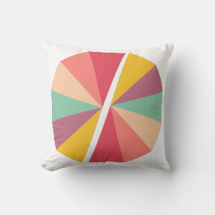 Coussin Couleur Coupe Jeu d'oreiller