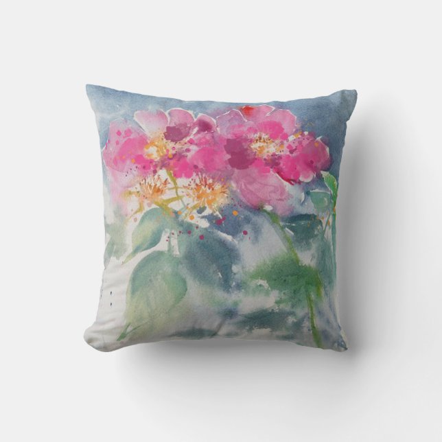 Coussin Couleur d'aquarelle (Recto)