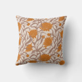 Coussin Couleur d'automne Whimsical Large Flower (Verso)