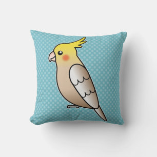 Coussin Couleur de cannelle Cockatiel Carton Parrot Oiseau