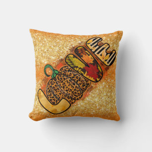 Coussin Couleur de la Personnaliser d'automne du Citrouill