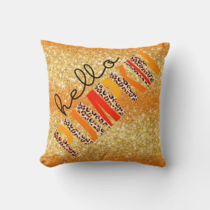 Coussin Couleur de la Personnaliser d'automne du Citrouill