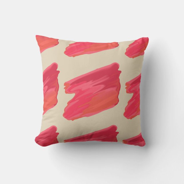 Coussin couleur de l'image de peinture réversible (Recto)