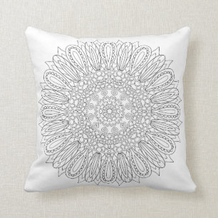 Coussin Couleur de plaisir de tournesol des OrnaMENTALs