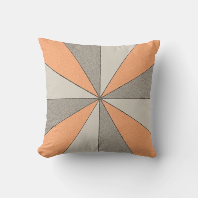 Coussin Couleur de roue géométrique réglable (Recto)