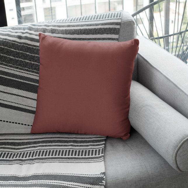 Coussin Couleur de tendance - Acajou Brown (Créateur téléchargé)