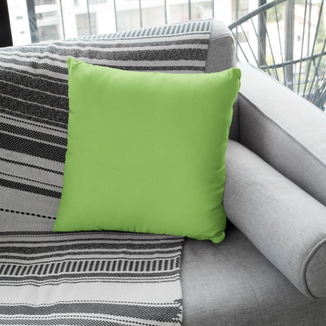 Coussin Couleur de tendance - Kiwi Green (Créateur téléchargé)