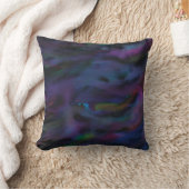 Coussin Couleur d'eau abstraite fumé (Couverture)