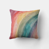 Coussin Couleur d'eau douce Personnalisée Arc-en-ciel (Verso)