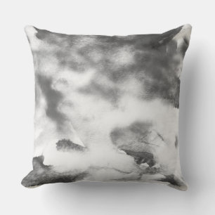 Coussin COULEUR D'EAU FUMÉE GRISE CONCEPTION RÉtro Oreille