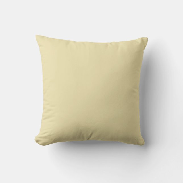 Coussin Couleur écru jaune (Recto)