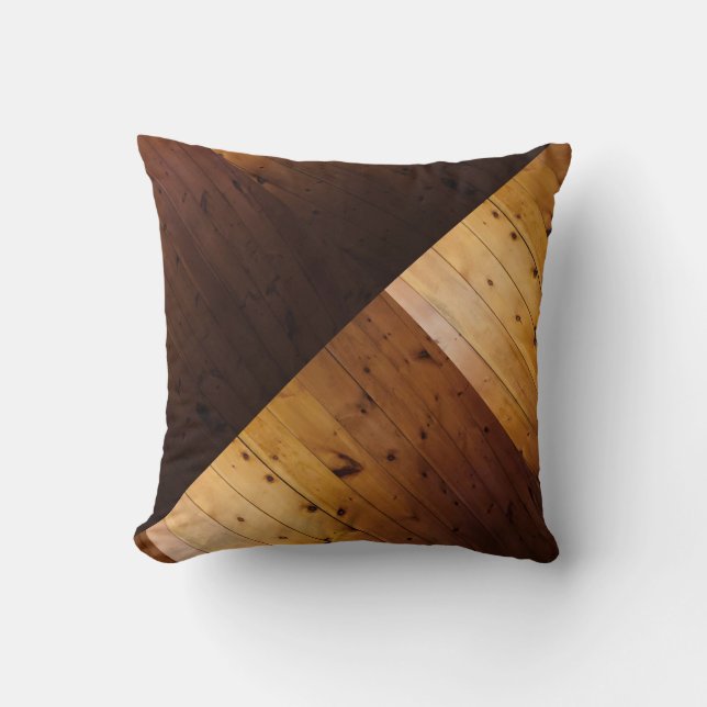 Coussin Couleur en bois de pin (Recto)