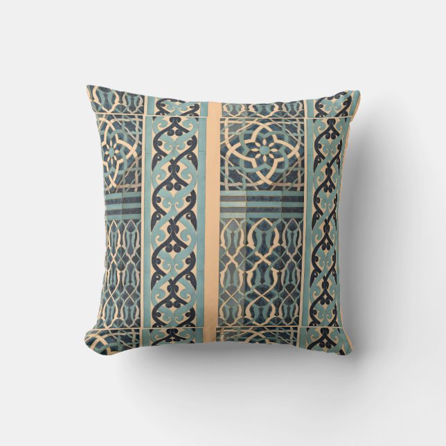 Coussin Couleur islamique de coutume de conception de (Recto)