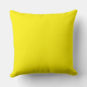 Coussin Couleur Jaune (Verso)