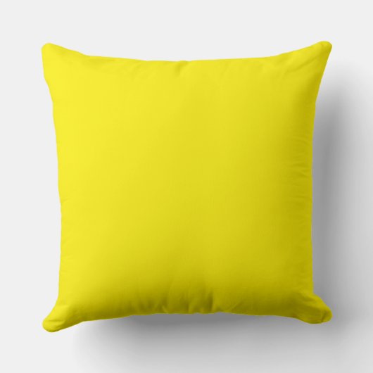 Coussin Couleur Jaune (Verso)