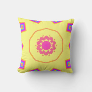 Coussin Couleur Motif brillant Jeu d'oreillers