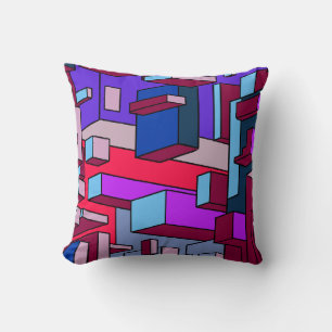 Coussin Couleur psychédélique Jeu d'oreiller