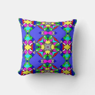 Coussin Couleur Retro Kaleidoscope Art Cuisine