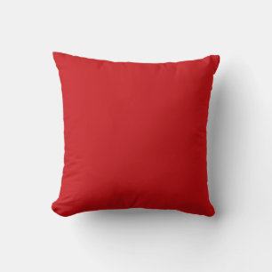 Coussin couleur rouge uni