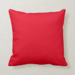 Coussin Couleur simple rouge<br><div class="desc">Oreillers à lancer couleur rouge simple</div>