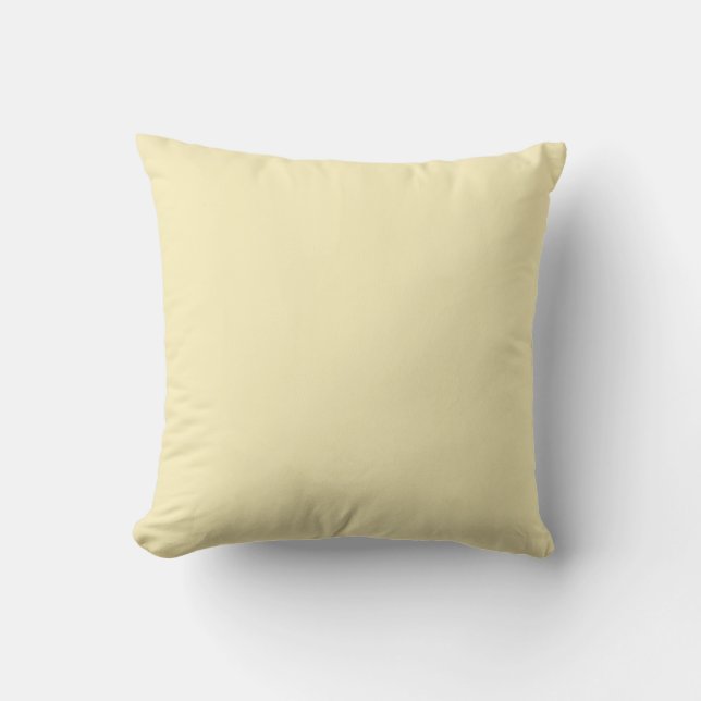 Coussin Couleur solide blonde (Recto)